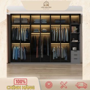 Tủ quần áo cánh kính