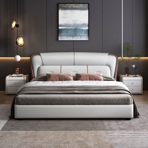 Giường Ngủ Bọc Da Có Ngăn Kéo Đa Năng