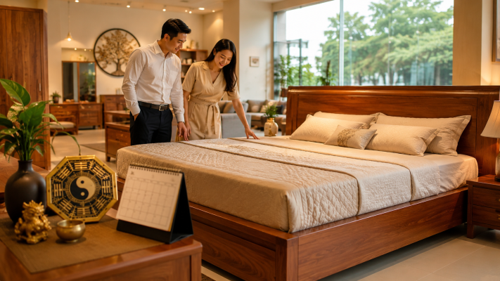 Lựa chọn ngày đẹp khi mua giường