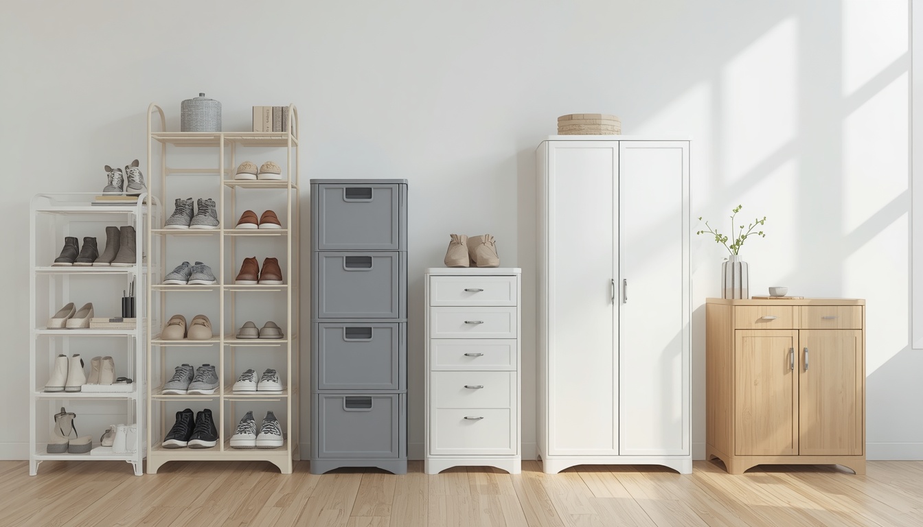 Các mẫu tủ giày dép bằng nhựa được ưa chuộng hiện nay