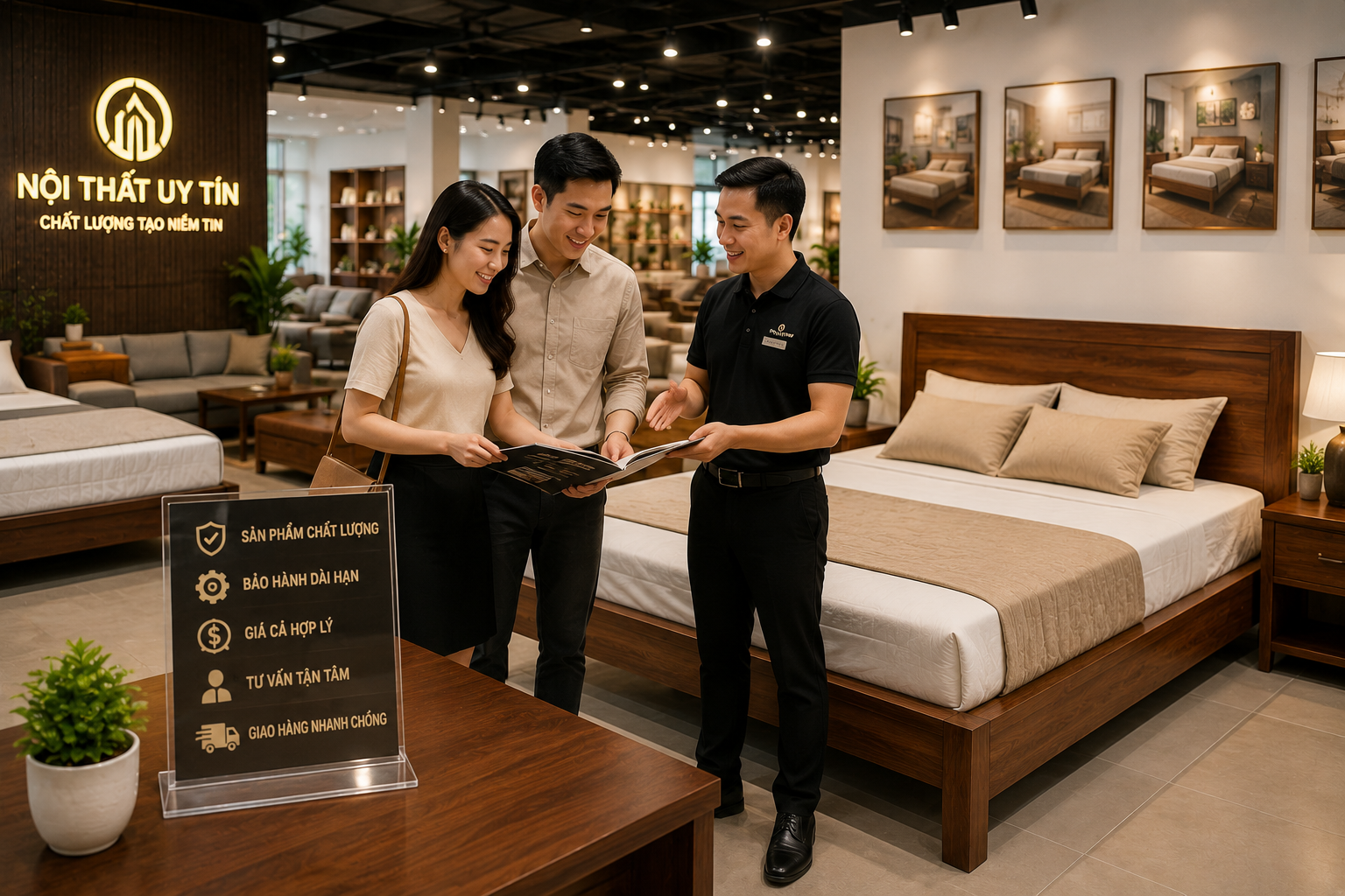 Mua giường ngủ ở nơi uy tín